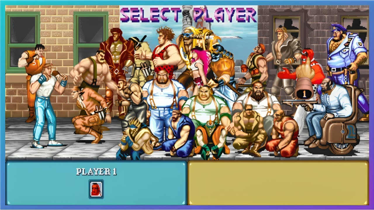 FINAL FIGHT (ARCADE) ALL BOSS HACK EDITION ANDORE PART 02/02 LONGPLAY