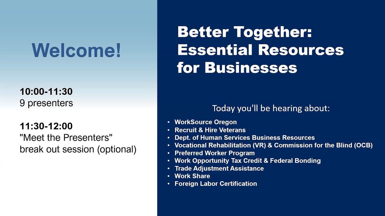 Better Together: Essential Resources for Businesses - 02/23/2025