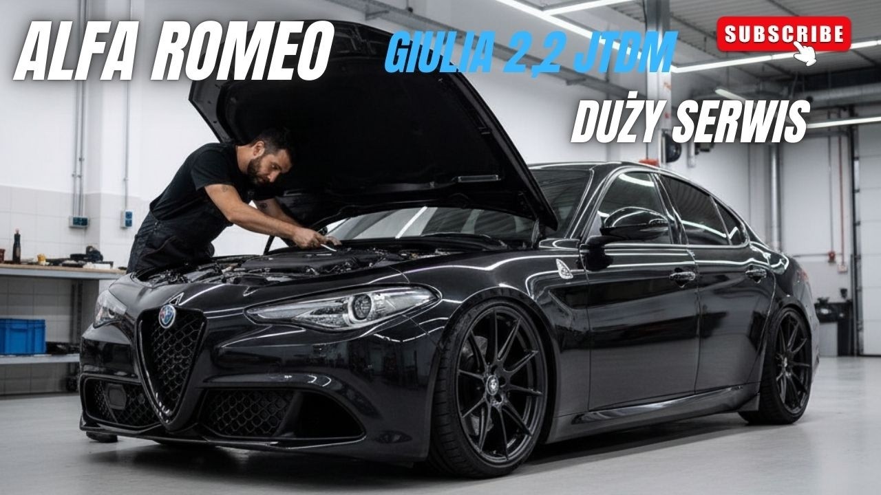 ALFA ROMEO GIULIA 2.2 JTDM RWD - DUŻY SERWIS | ROZRZĄD | USZCZELKA SMOKA #alfaromeo #giulia #diesel