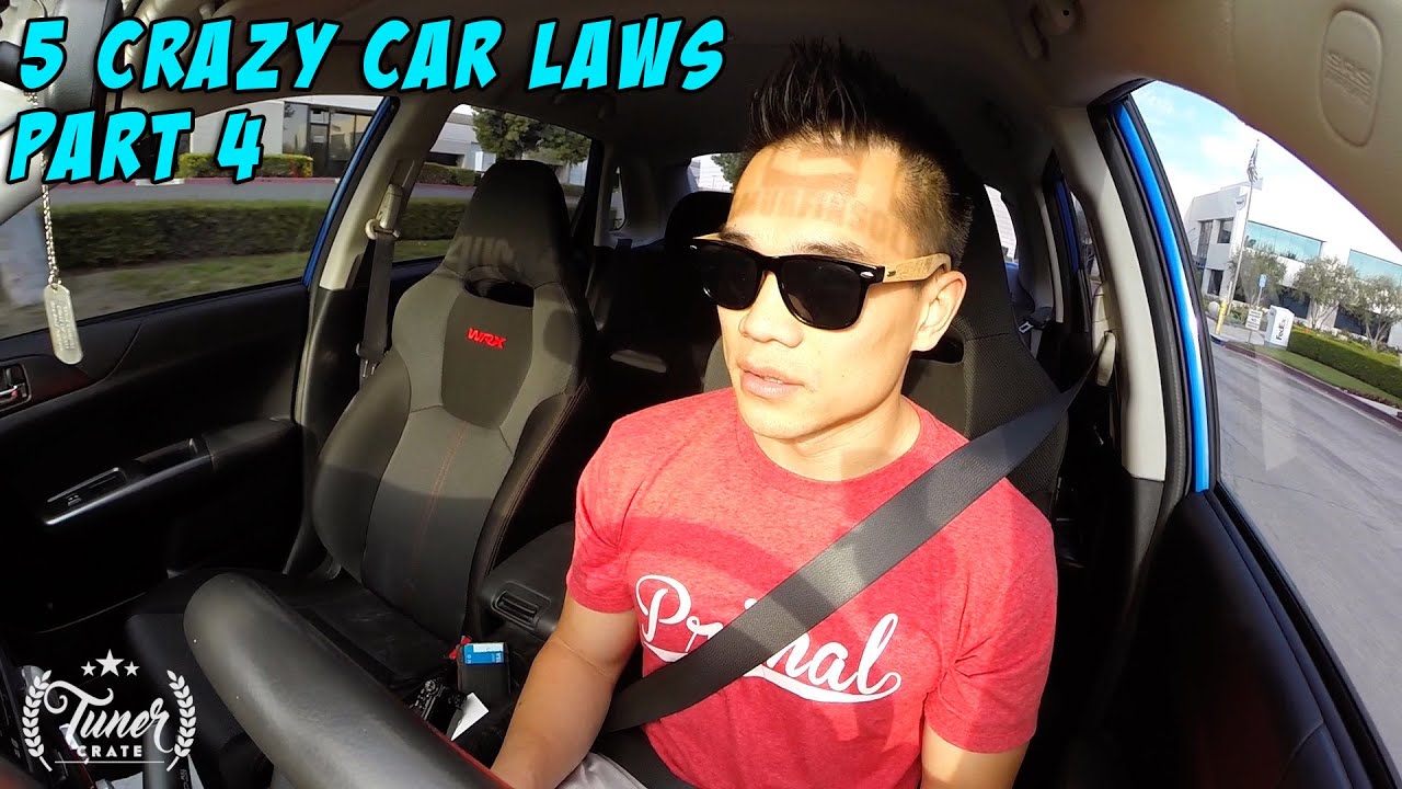 5 Crazy Car Laws PART 4 - Subaru WRX full throttle accelerations