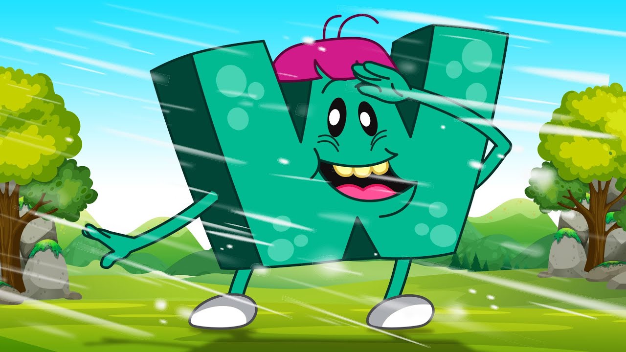 Meet Monsters W | Monster Alphabet Song | Learn English Words | Video For Kids