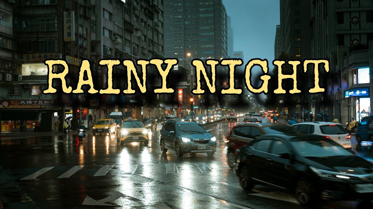Rainy Night in the City Calm Urban Rain Sounds for Sleep & Relaxation (30 Minutes)