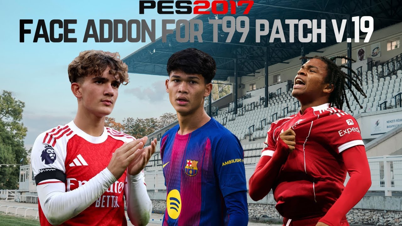 Face Mod and Squad Update 2025 For T99 Patch V.19 For PES 2017