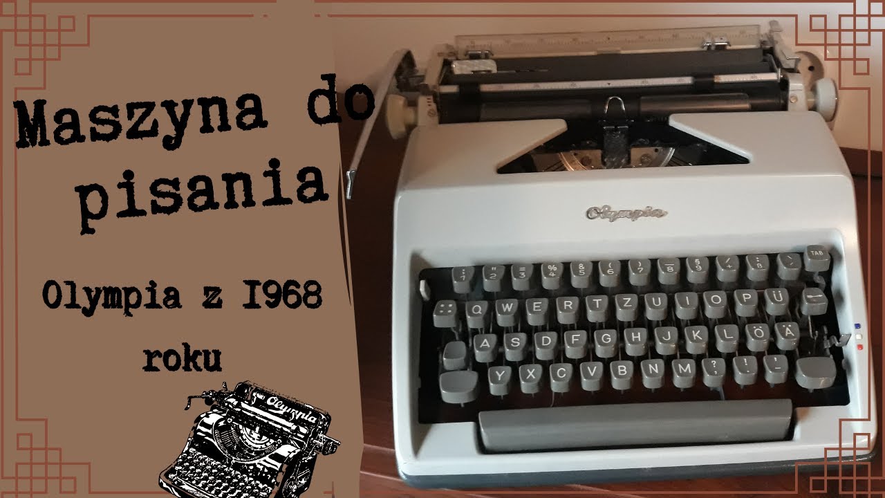Maszyna do pisania Olympia z 1968 roku