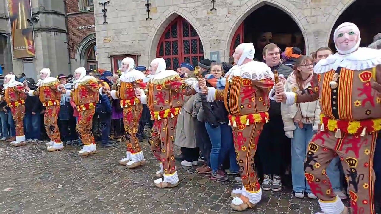 BINCHE 🇧🇪 Mardi gras 2026 (2) : rondeau du matin 2026