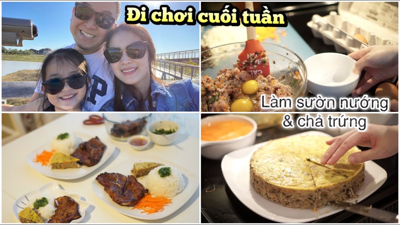 Cuối Tuần Chồng Về Làm Cơm Sườn & Chả Trứng Chiêu Đãi | mattalehang