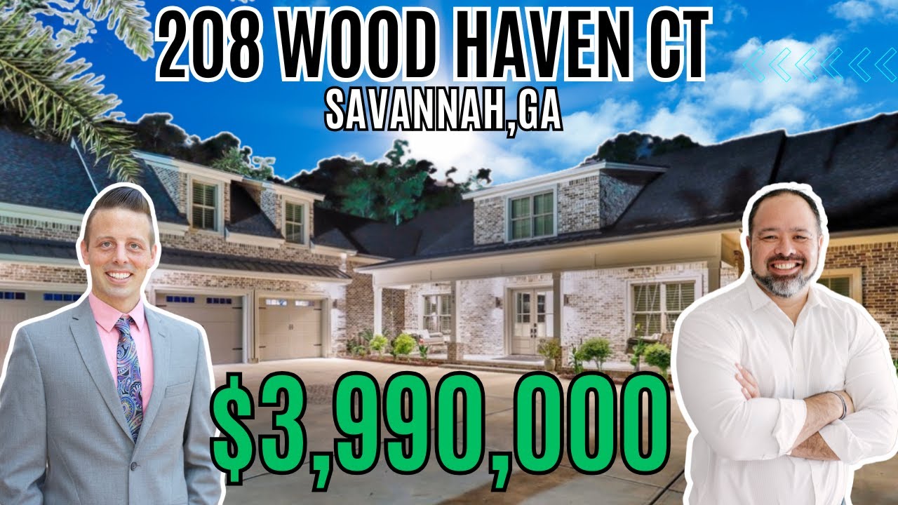 Million Dollar Homes in Savannah | 208 Wood Haven Court: A Lowcountry Masterpiece in Pooler, GA