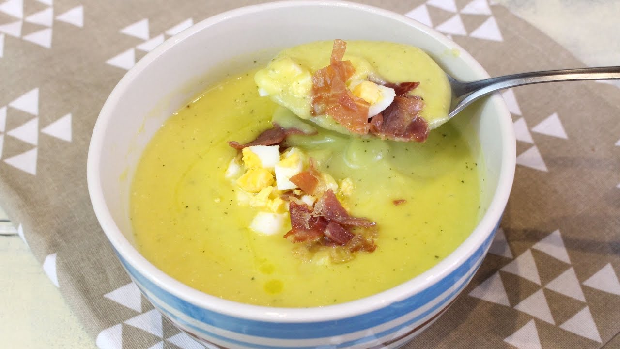 Crema de calabacín y queso de cabra en Thermomix DELICIOSA