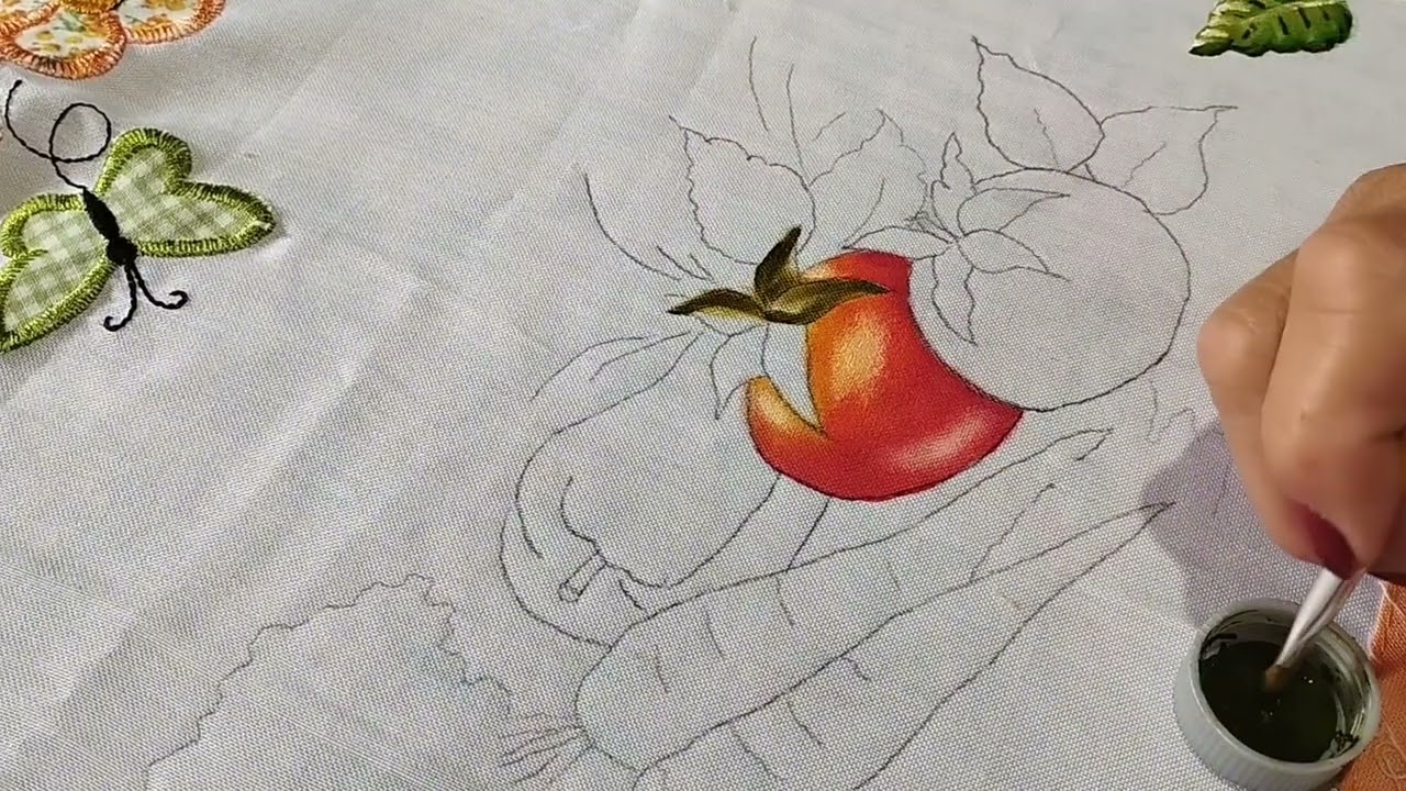 Vamos juntas pintar tomate 🍅