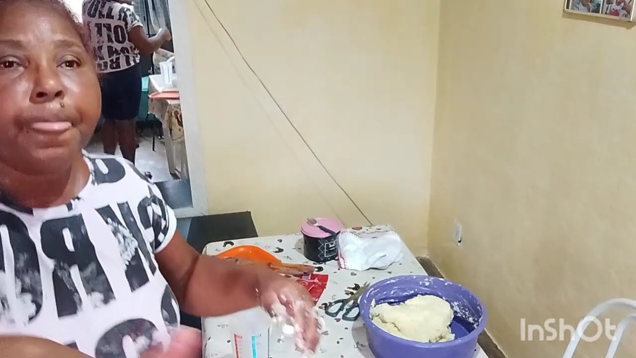 Rotina de vó solo , fiz pão de queijo 