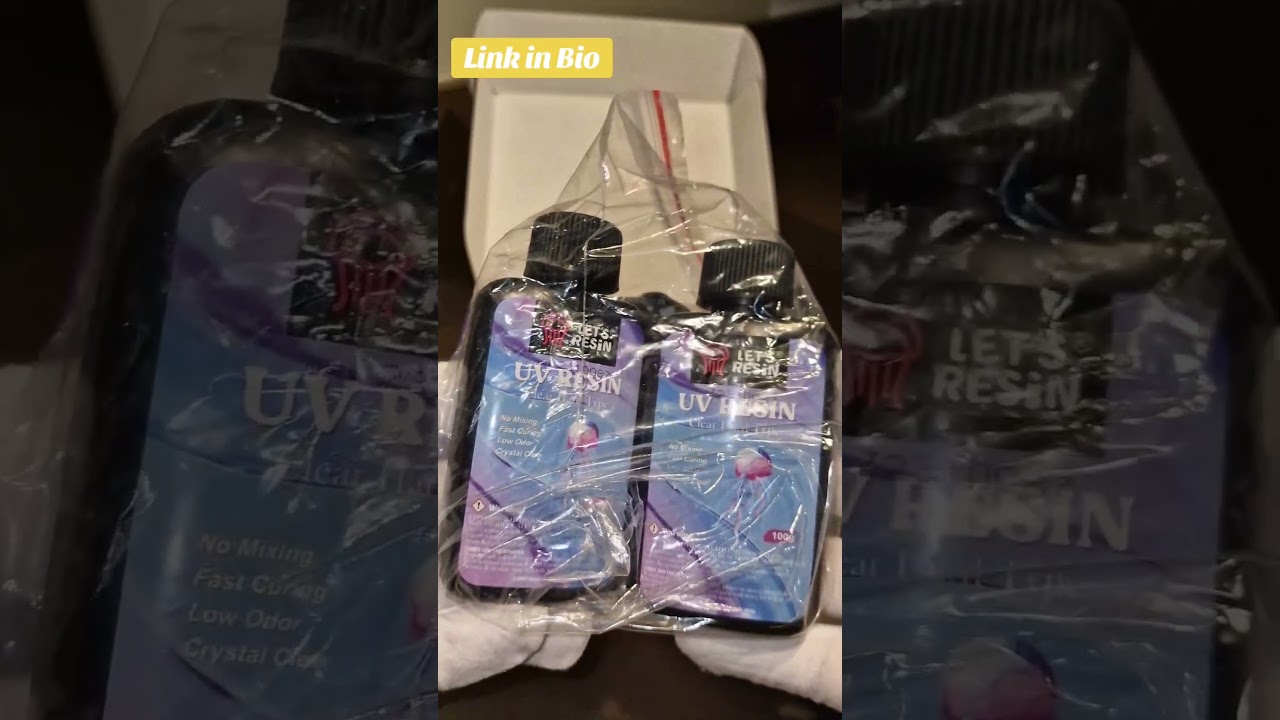 UV Resin Starter Kit Unboxing from@LETSRESIN