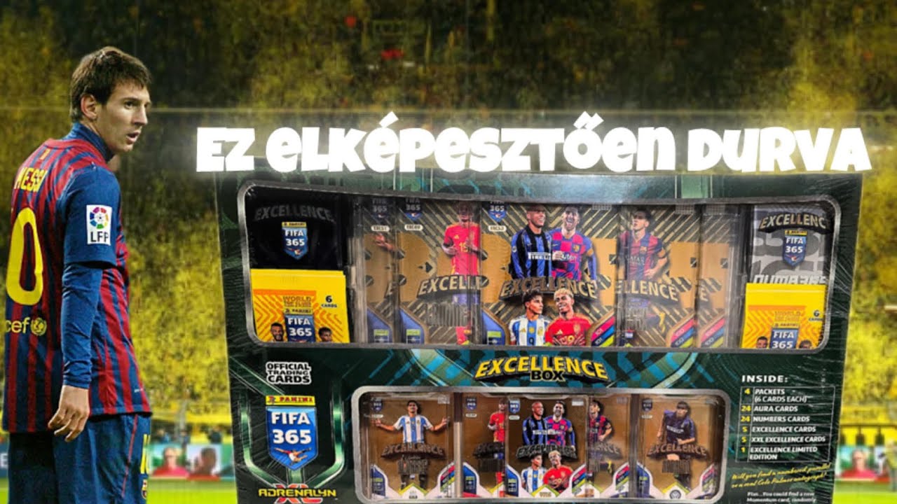 Ez az Év Legdurvább Panini Doboza🤯😱 / Panini Fifa 365 Adrenalyn XL 2026 Excellence Box 