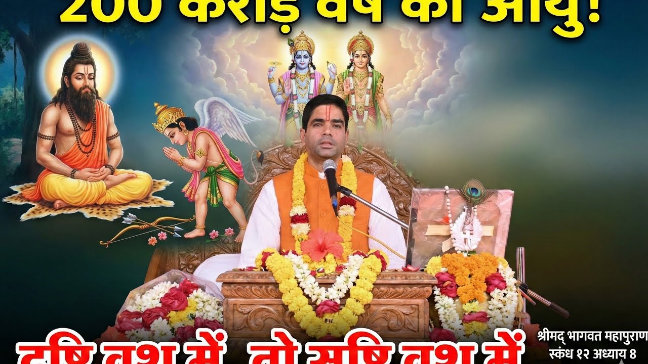 जब कामदेव ने मार्कंडेय ऋषि पर चलाए 5 बाण! फिर क्या हुआ? 🏹 Bhagwat 12.8