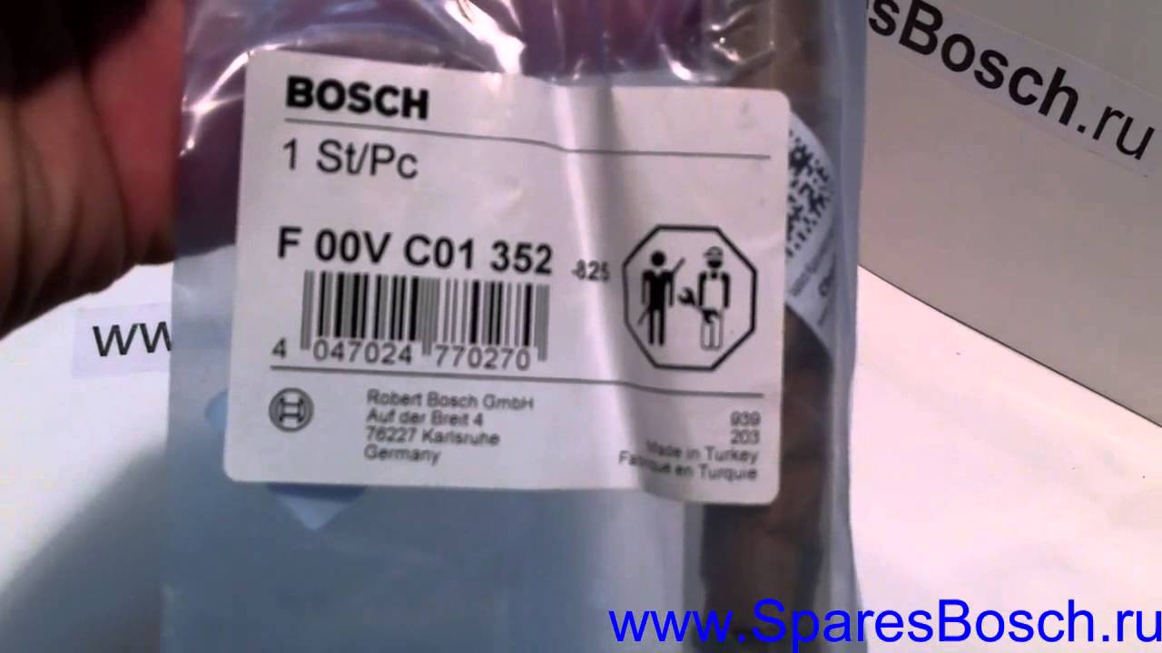 F 00V C01 352, Клапан со штоком Common Rail, Мультипликатор, F00VC01352