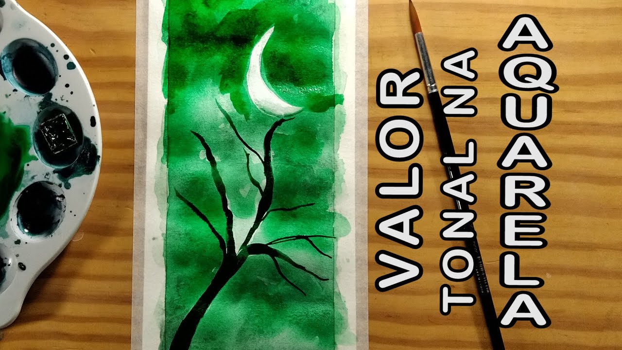 A melhor aula de Aquarela de todos os tempos - VALOR TONAL - #cursodeaquarela #arte