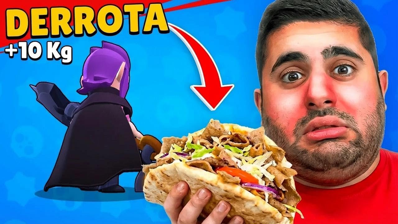 ¡Cada vez que pierdo en Brawl Stars, me como un döner! 😱🥙