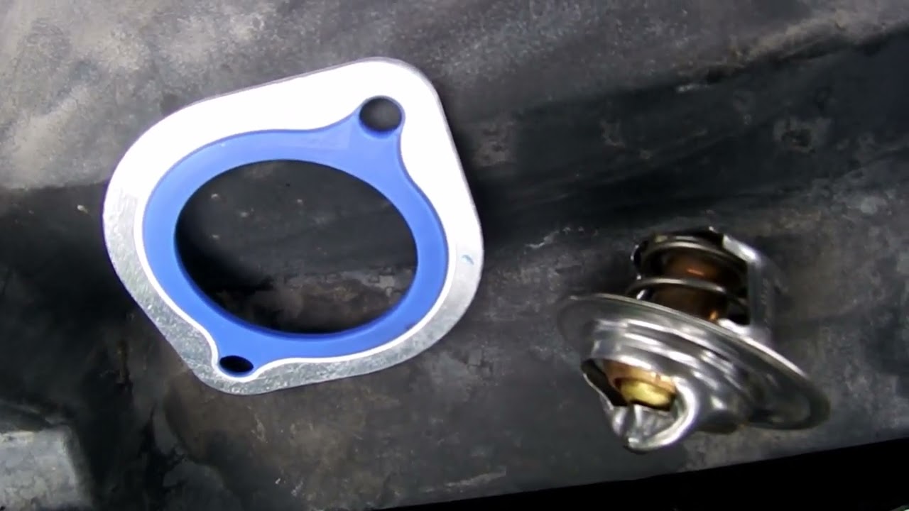 2004 GRAND CARAVAN - ENGINE COOLANT THERMOSTAT - REPLACEMENT - Really easy to do! - Just do it!