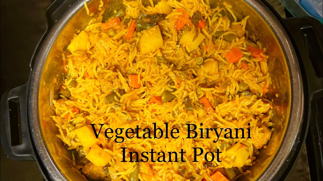 Овощной бириани в Instant Pot | Овощной бириани в Instant Pot | Индийские рецепты в Instant Pot