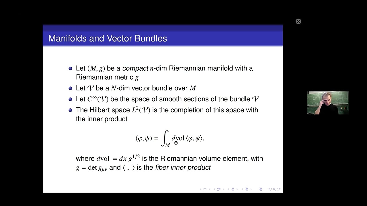 Ivan Avramidi: Spectral Asymptotics of Elliptic Operators on Manifolds