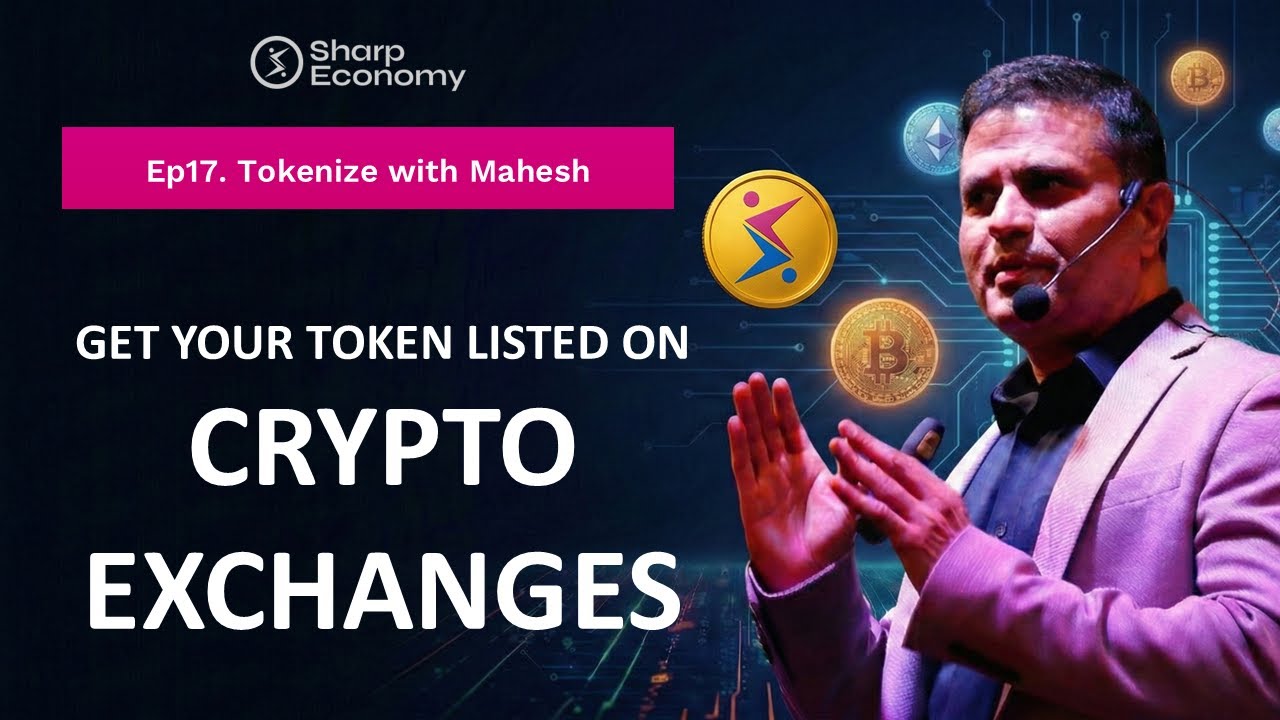 Разместите свой токен на криптовалютных биржах | Токенизация с Махешем, выпуск 17