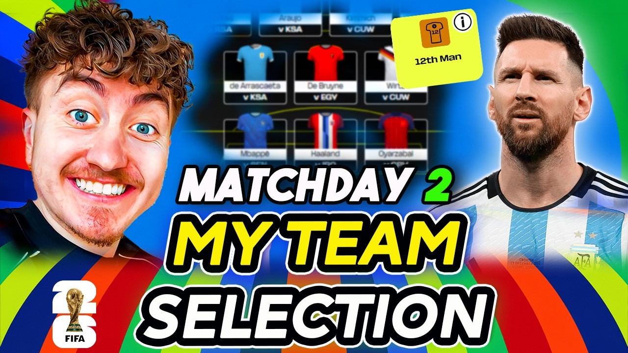 АКТИВИРОВАН БОНУС &laquo;12-Й ИГРОК&raquo;!✅ МОЙ СОСТАВ НА 2-Й ТУР В FANTASY FIFA WORLD CUP 2026!