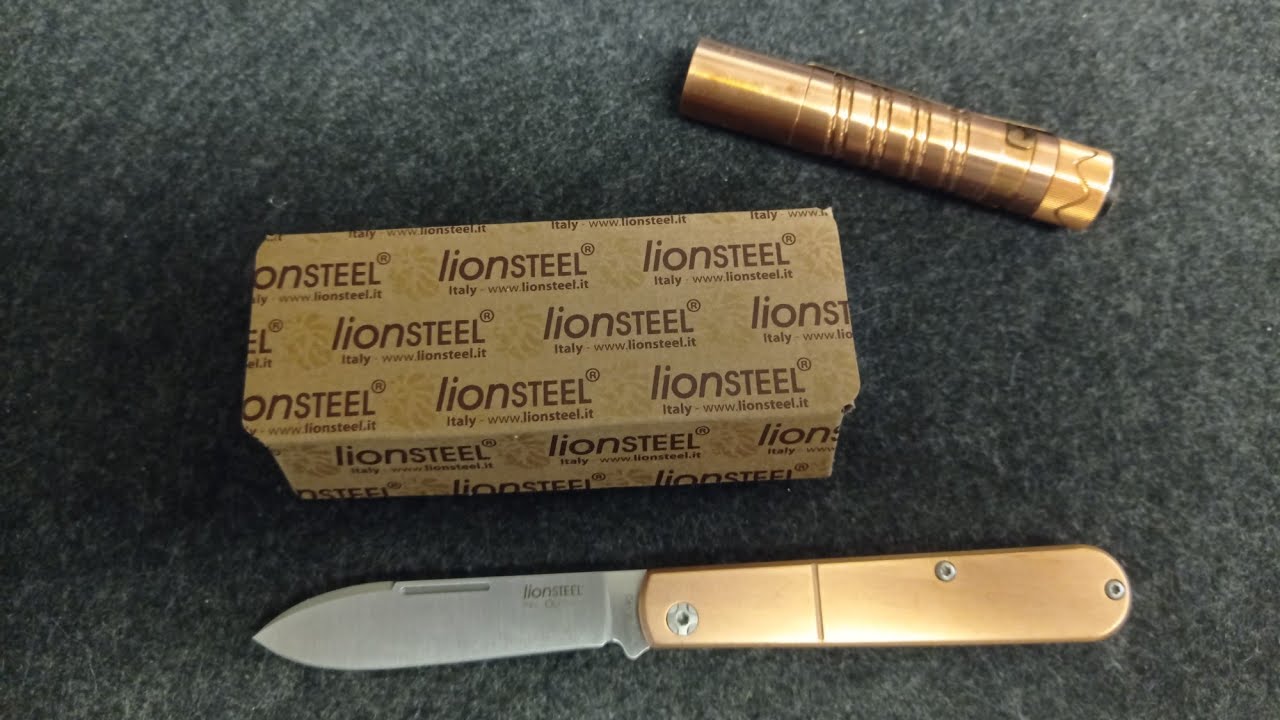 Kupfer edc Update No.1: lionSTEEL Barlow slim collector's Knives edition