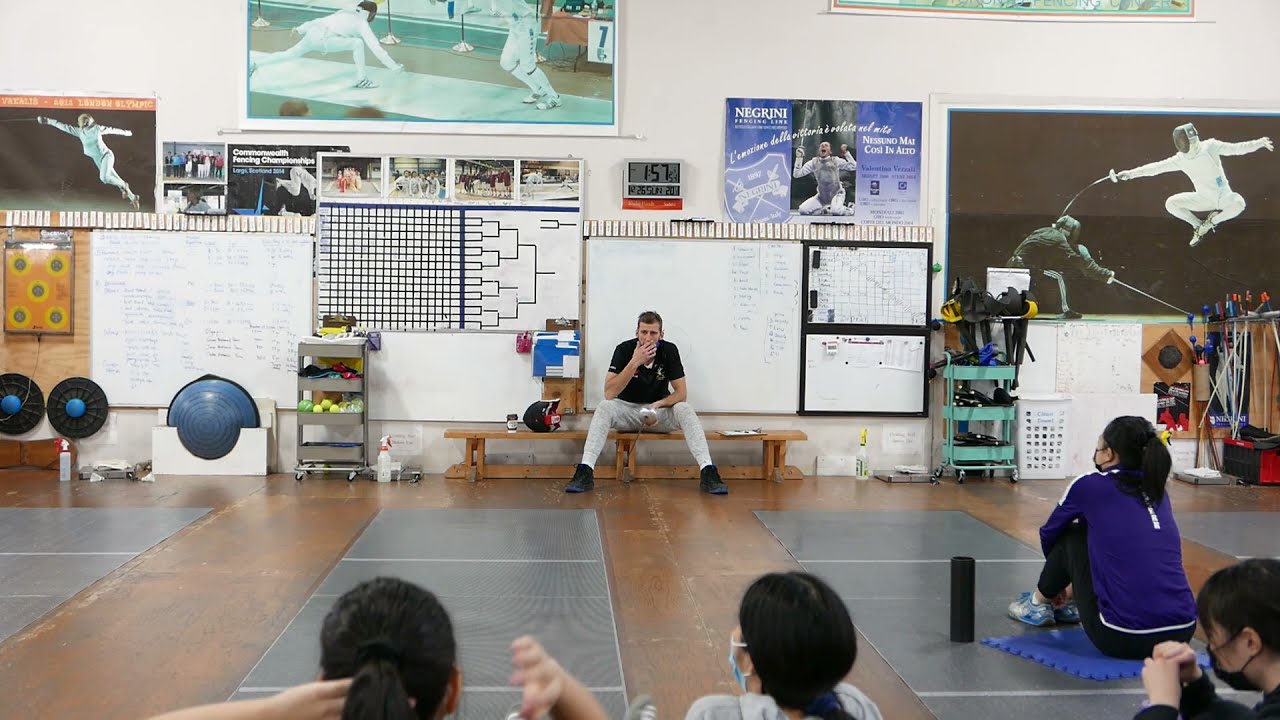 Fencing seminar 3/3: Completing the action and story about Davide DiVeroli