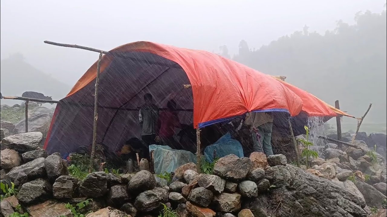 Best Life in A Himalayan Shepherd’s During The Rainy Day | Most Relaxing | Village Documentary Video