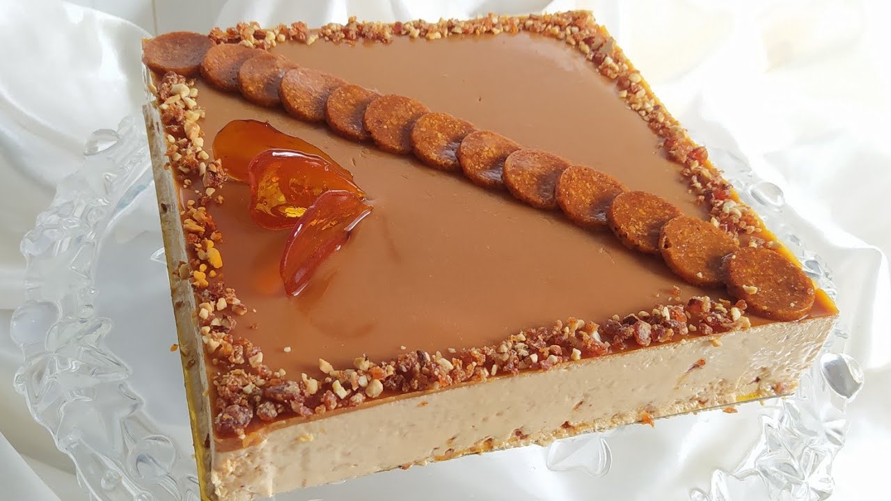 كاطو كلاصي كارميل بالنوغة بطريقة راقية و احترافية جربوه مع شاف ربيعة  // gâteau glacé caramel