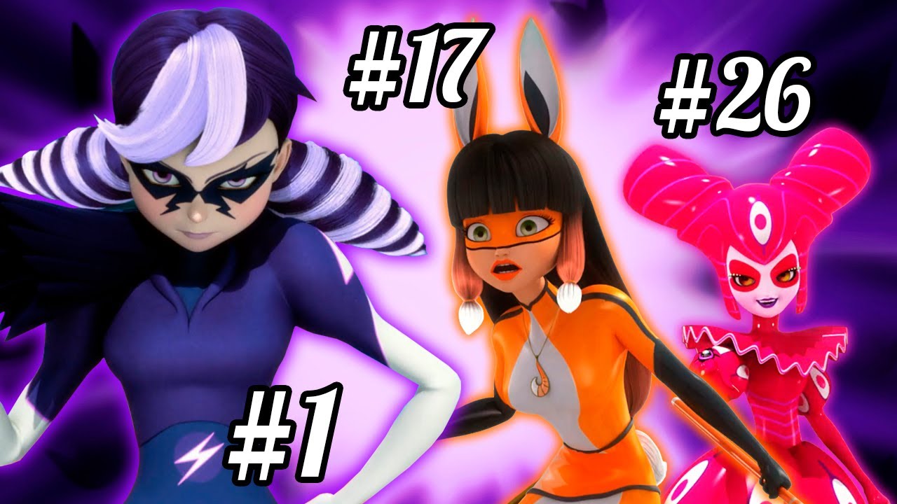 RANKING DOS AKUMATIZADOS 1ª Temporada! (DO MAIS FRACO AO MAIS FORTE) 🦋