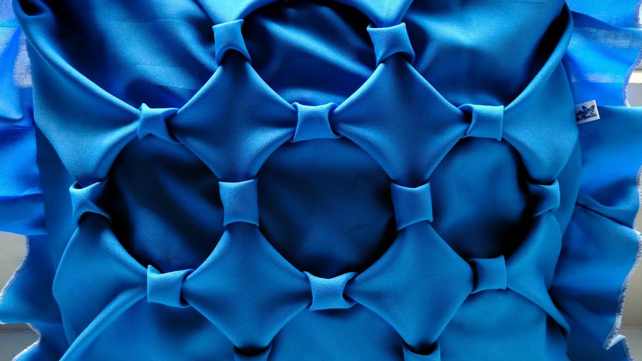 capa de almofada de capitone efeito 3D modelo 1