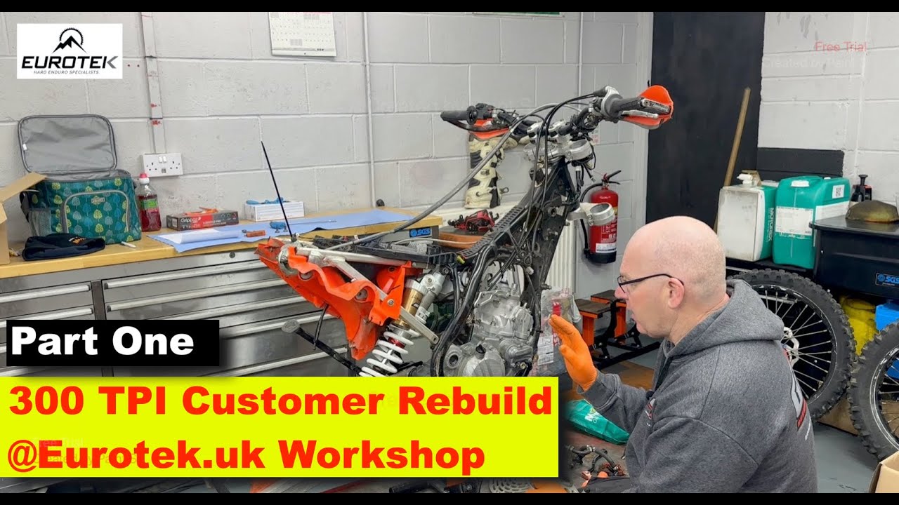 Customer Rebuild KTM 300 TPI 2020 @Eurotek.uk Workshop