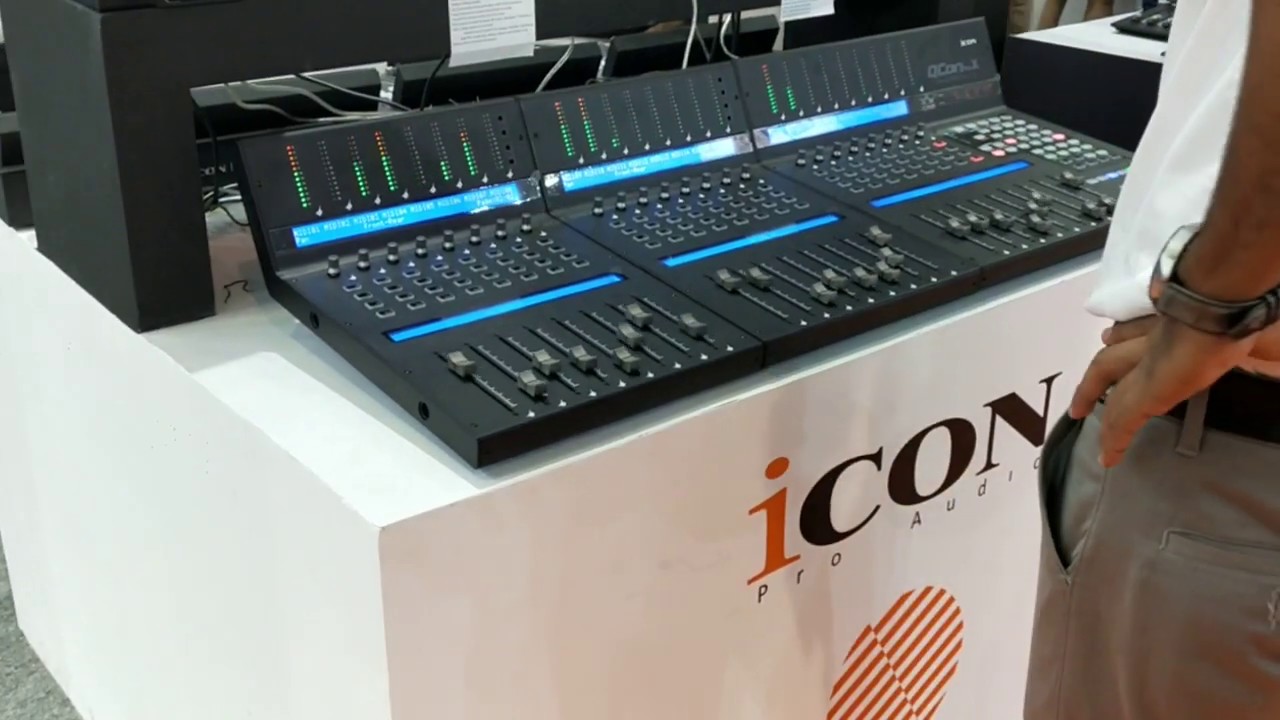 Icon Pro Audio QCon Pro X Live Mixer Pink Noise Professionals Sound System Palm Expo 2019 Mumbai