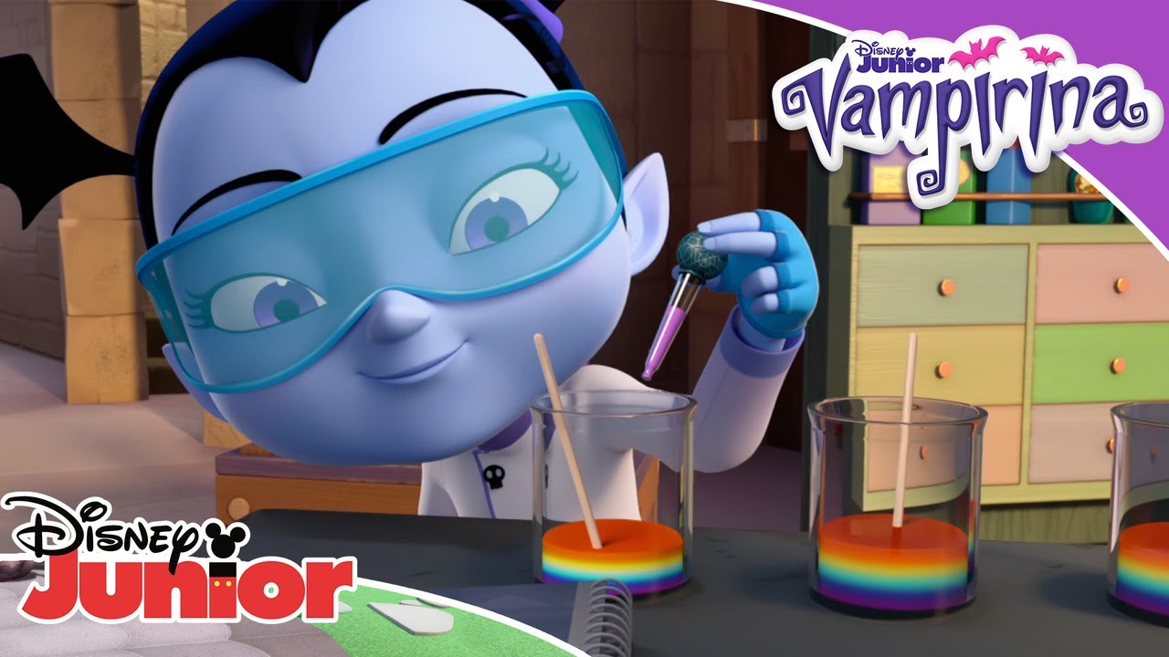 🦇 Straszonaukowy eksperyment | Vampirina | Disney Junior Polska