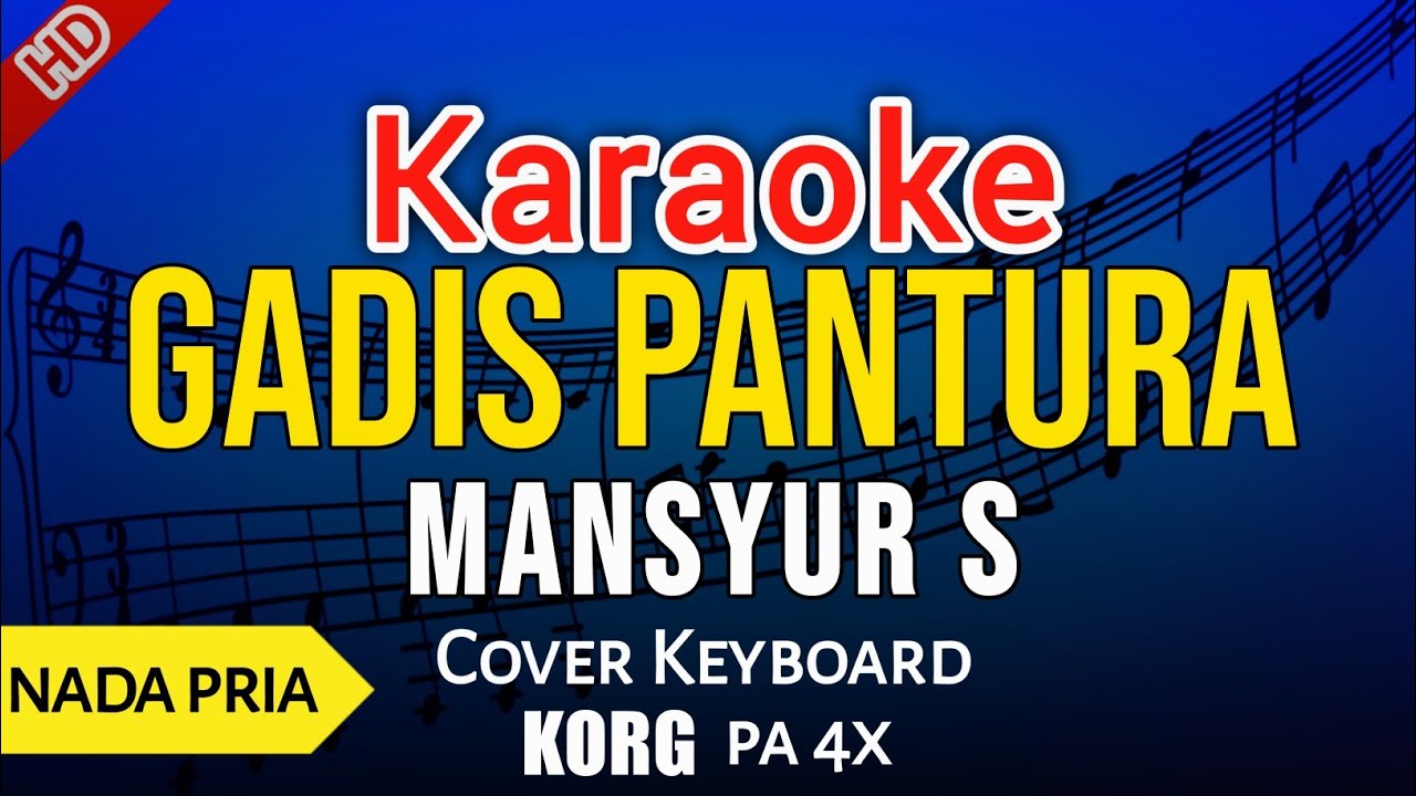 GADIS PANTURA - Karaoke Dangdut Mansyur S