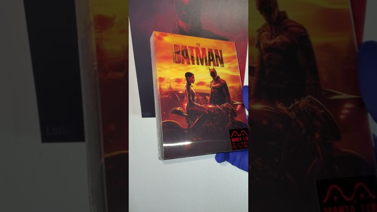The Batman Manta Lab Single Lenticular Steelbook