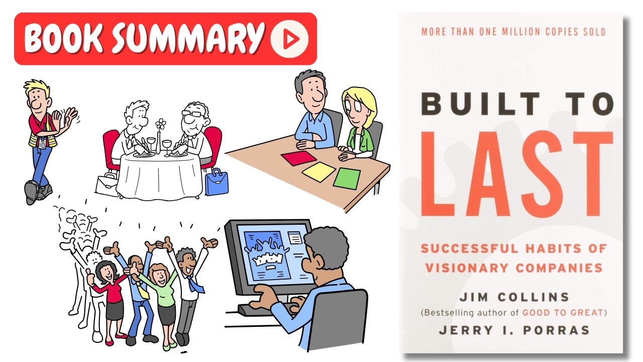 Built to Last by Jim Collins and Jerry Porras [Book Summary] | Key Lessons in Under 10 Minutes