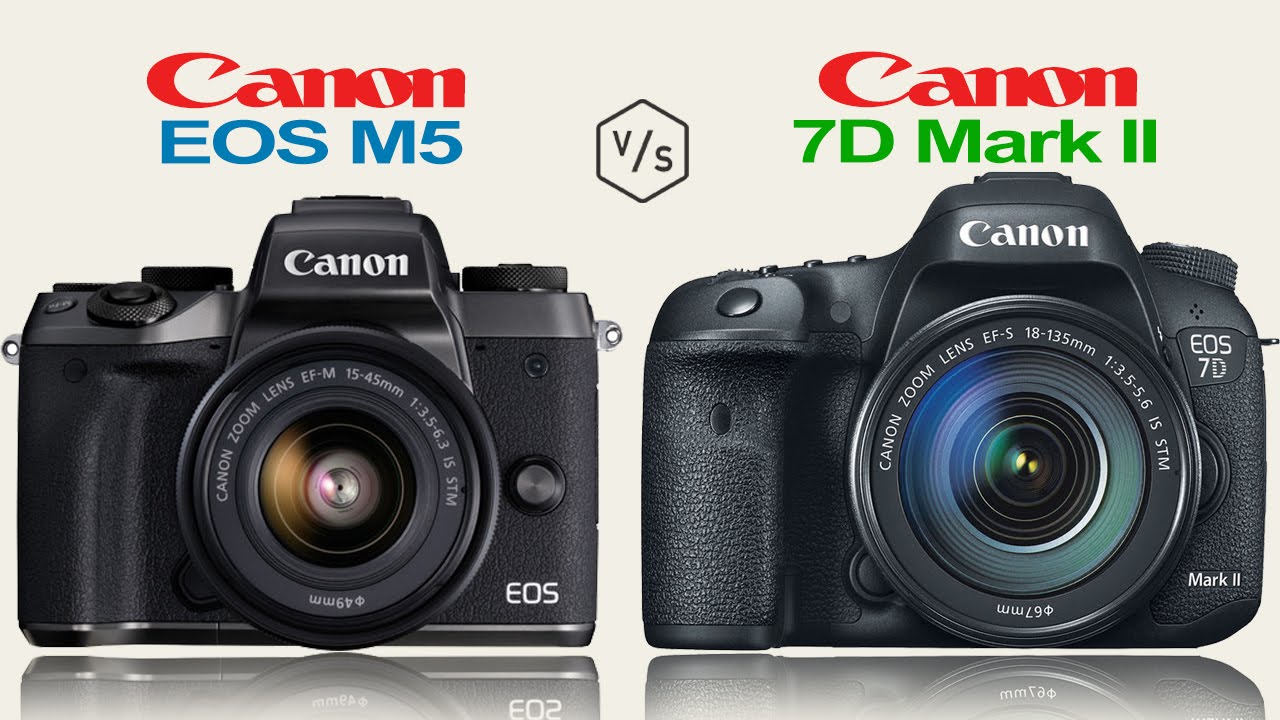 Canon EOS M5 vs Canon EOS 7D Mark II