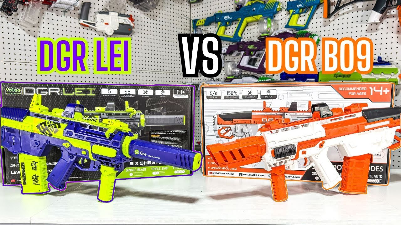 Yagee DGR LEI VS. NEW Yagee DGR BO9 Gel Blaster | Oakley Entertainment