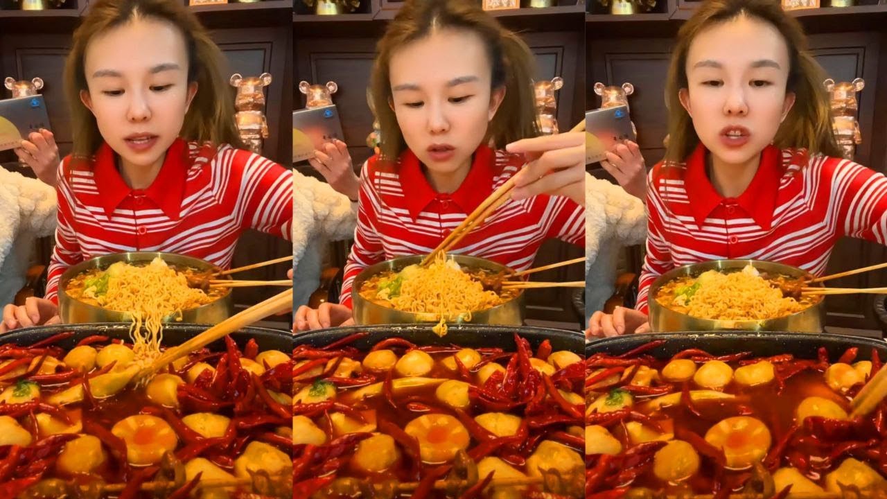 I ATE THE SPICIEST MALA TANG CHALLENGE! 🌶️ Super Spicy Fire Noodles Mukbang