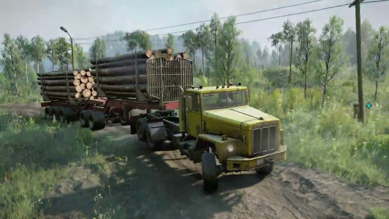 SnowRunner – Logs Delivering | Muddy Off-Road Logging Mission