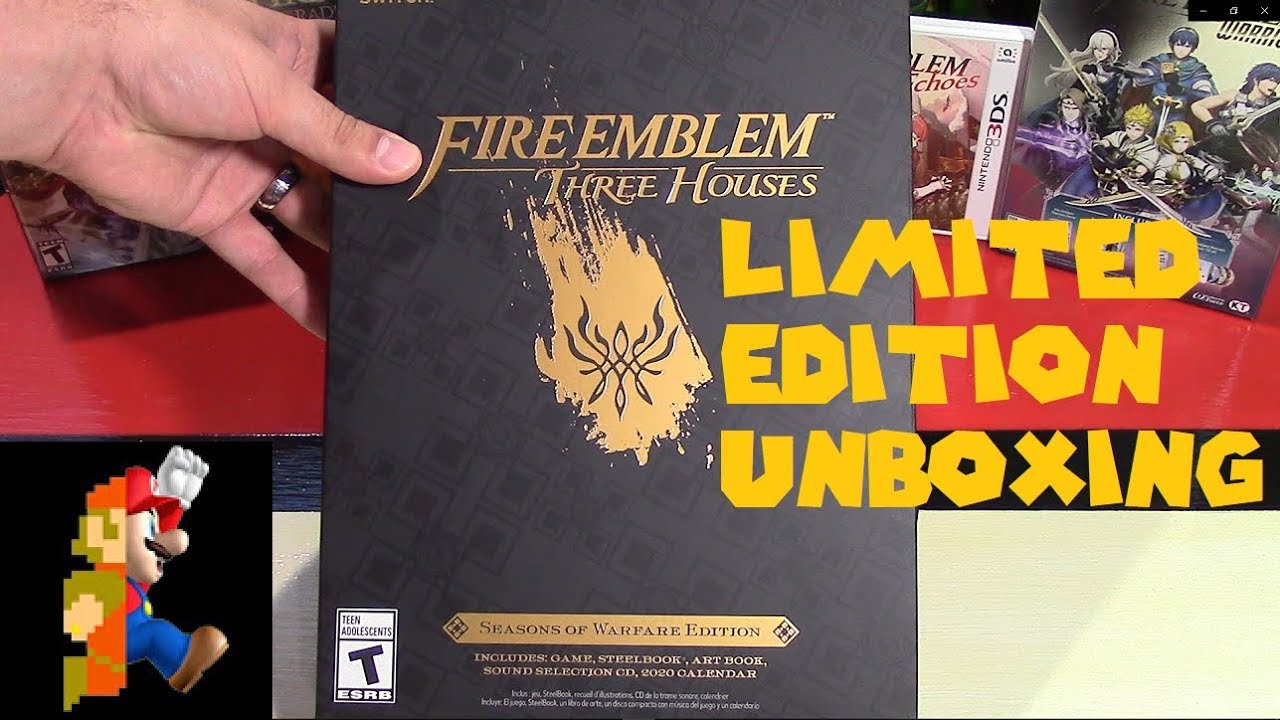 Unboxing Fire Emblem: Three Houses Limited Edition