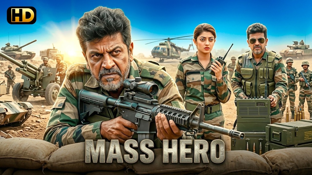 MASS HERO - Independence Day 2026 Special Movie | Desh Bhakti Movie | Shivaraj Kumar, Vijay, Pranita