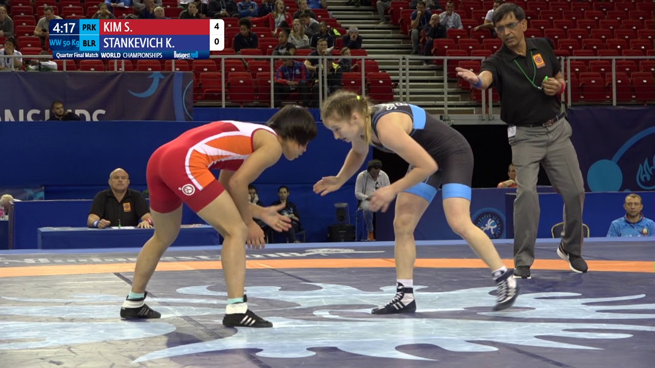 1/4 WW - 50 kg: S. KIM (PRK) v. K. STANKEVICH (BLR)