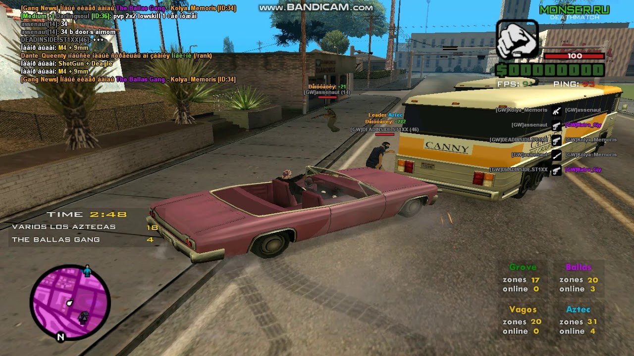San Andreas Multiplayer Gang War #6