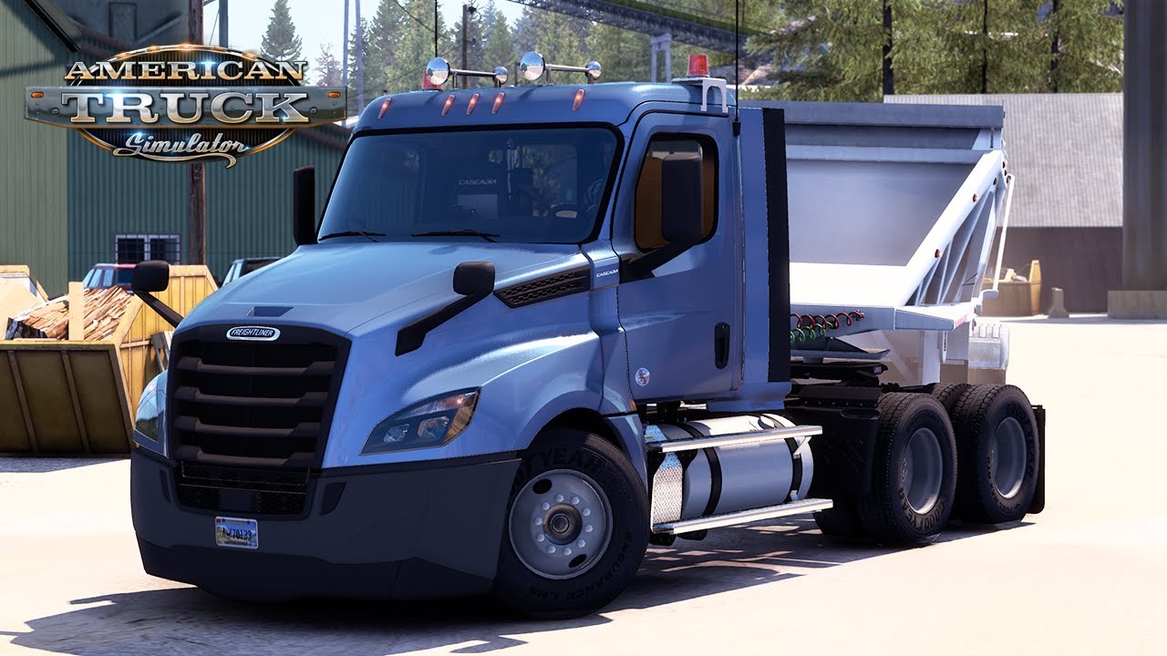 1.43 Update Digital Dash Cascadia + Ownable Dump Trailers - American Truck Simulator