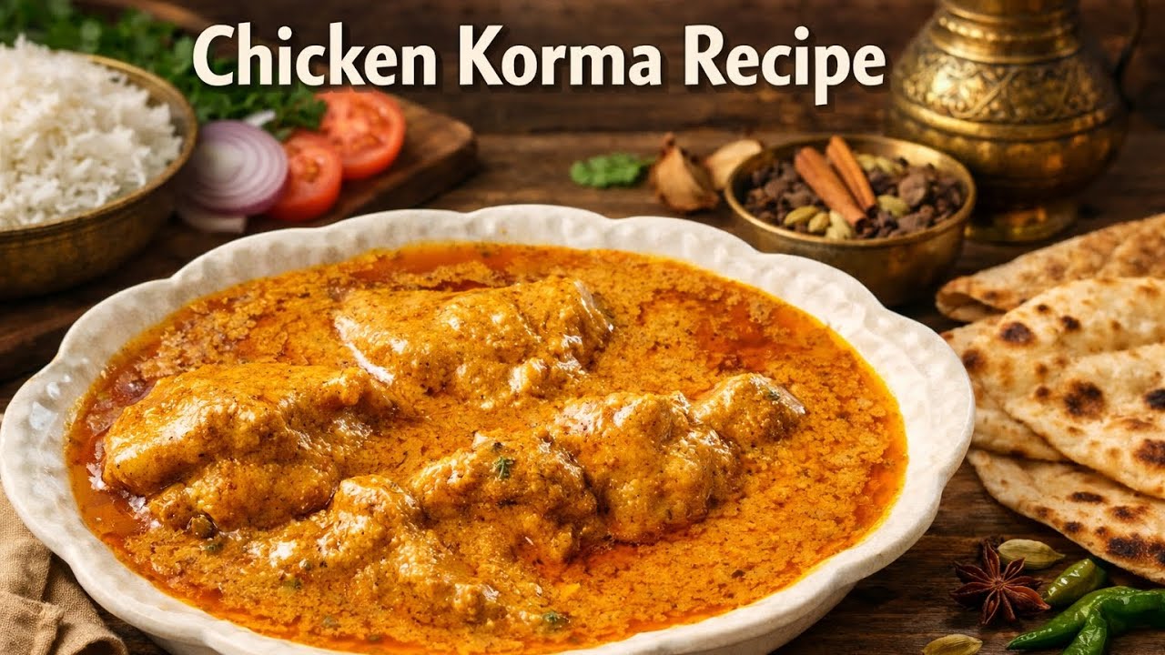 Chicken korma recipe#recipe 