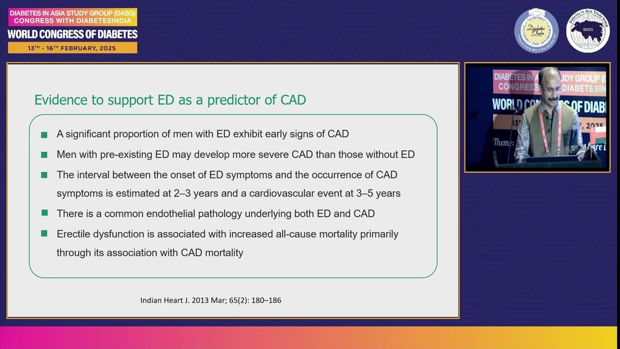 World Congress of Diabetes 2025 | Dr. Raveendran A. V. | Day 1 | Sadikot Hall