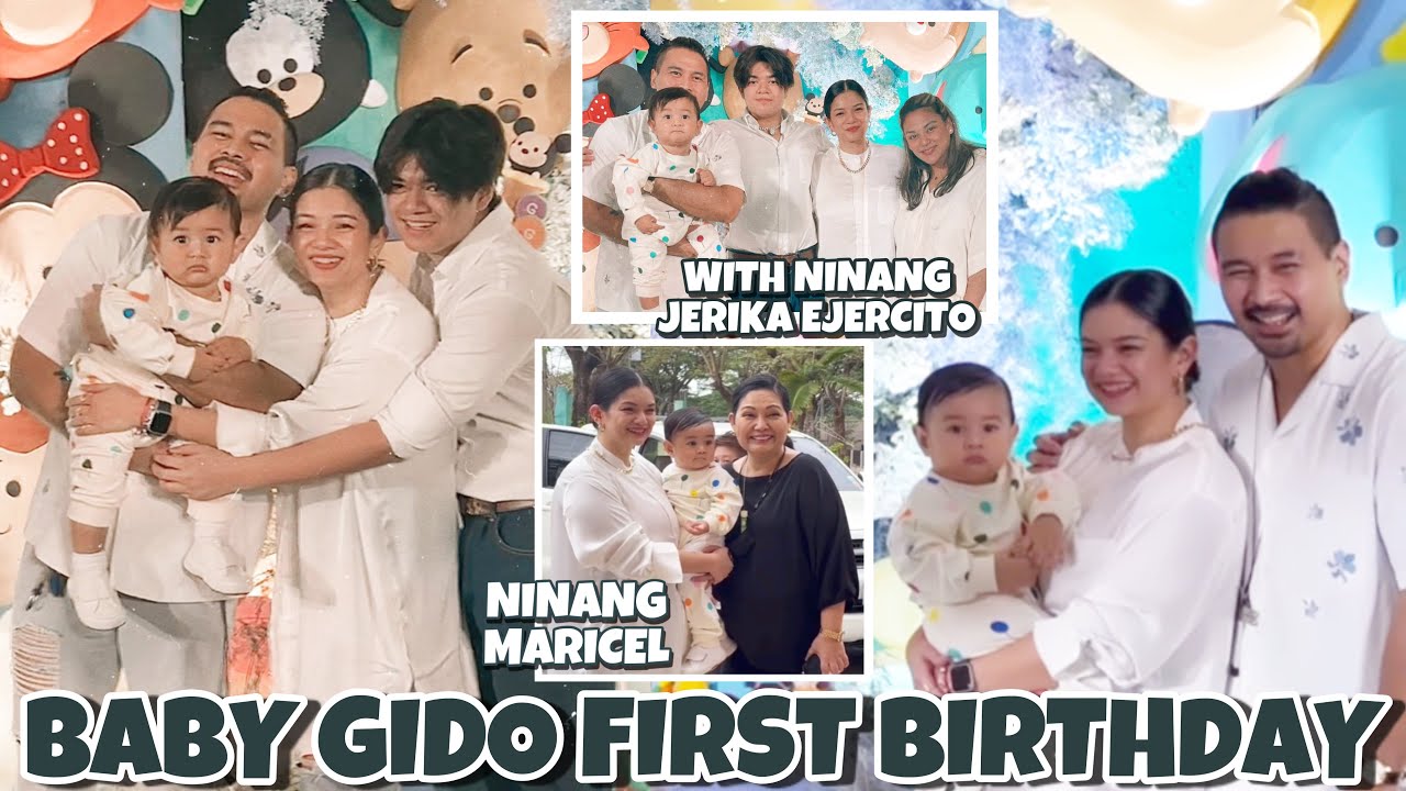 BABY GIDO BASCON 1ST BIRTHDAY PARTY ❤️ MERYLL AT JOEM MASAYA SA NAGING CELEBRATION NG ANAK