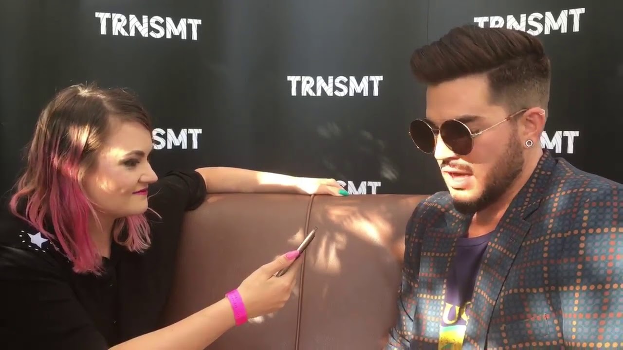 Adam Lambert Interview At TRNSMT Festival
